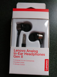Lenovo In-Ear Headphones Gen II