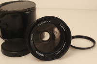 telesor video fisheye lens fits 58mm lens