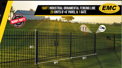 Stylish Factory Boundary Railings, View more
