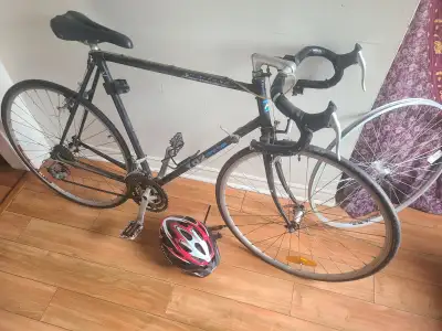 Vélo de route vintage (années 90) – projet / restauration + roue, View more