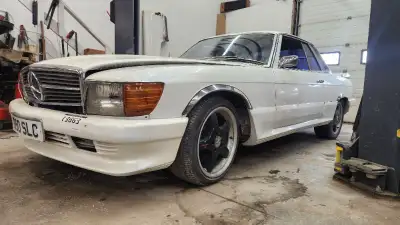Rare import 4.5 v8 loaded car factory fuel injection runs move stops lots of new parts needs metal w...
