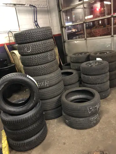 I have a bunch of used winter tires Only 1 tire per size listed below Price varies 15 inch 185/65R15...