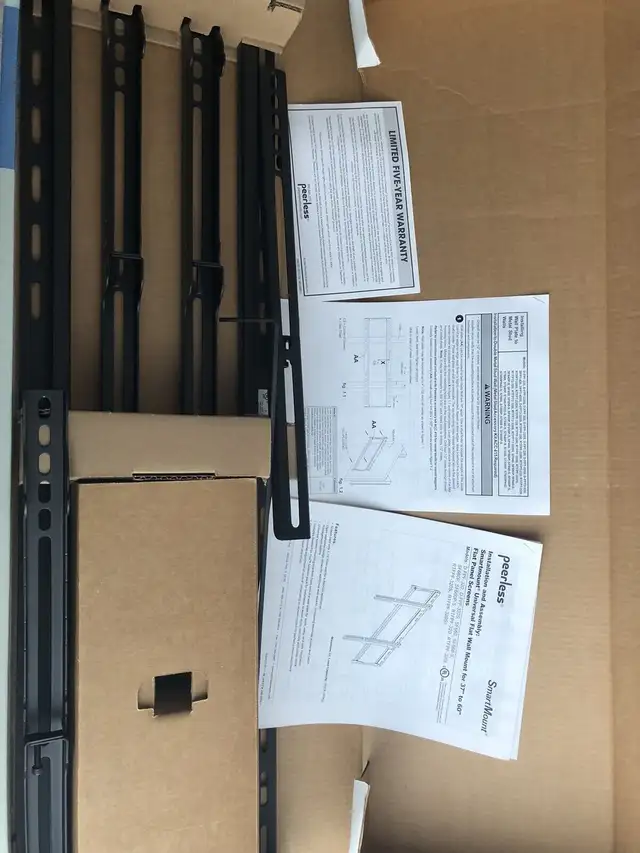 Smartmount peerless support mural TV television HD *neuf* *NEW* in Video & TV Accessories in Trois-Rivières - Image 5