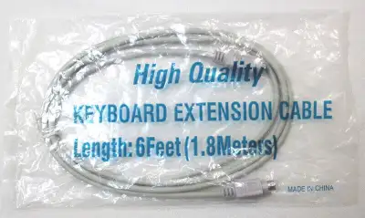 6ft PS/2 M/F Keyboard/Mouse Extension Cable, View more