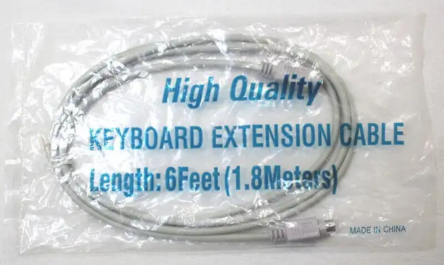 6ft PS/2 M/F Keyboard/Mouse Extension Cable in Cables & Connectors in Dartmouth - Image 2