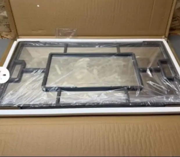 ANYHI Bathroom Wall Mirror with Shelf, 30" x 15" Metal Frame  in Home Décor & Accents in Markham / York Region - Image 3