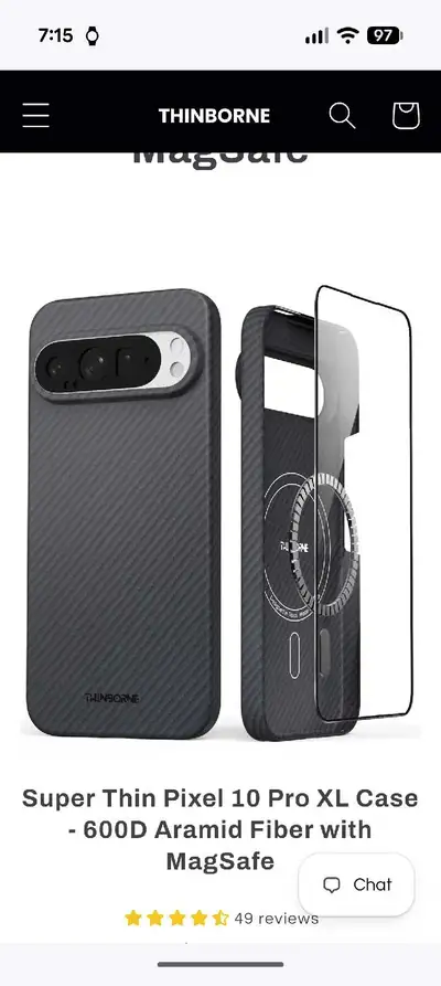 Thinborne Aramid Pixel 10 Pro XL Case, View more