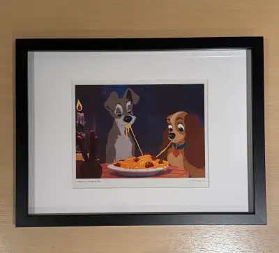 Disney Lady and the Tramp Framed Print, View more