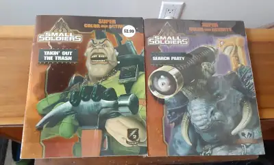 1998 Unused Small Soldiers Search Party Super Color & Activity, View more