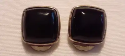 VINTAGE 925 STERLING SILVER EARRINGS, View more