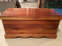 Antique solid wood chest