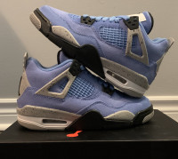 Jordan 4 Retro University Blue UNC Womens - Size 4Y, 5Y, 6Y