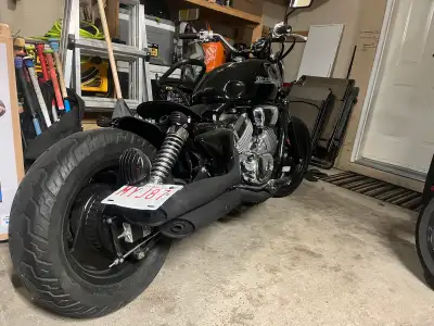 Dent in the tank and could use some tires. Runs like a Honda should. Carb have been cleaned last yea...