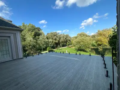 CUSTOM GLASS RAILING STAIRS DECK RAILING BALCONY RAILING PORCH, View more
