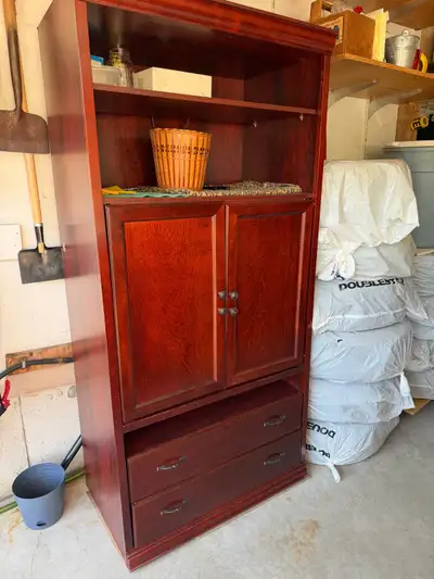 Armoire and Bookshelf Unit, View more