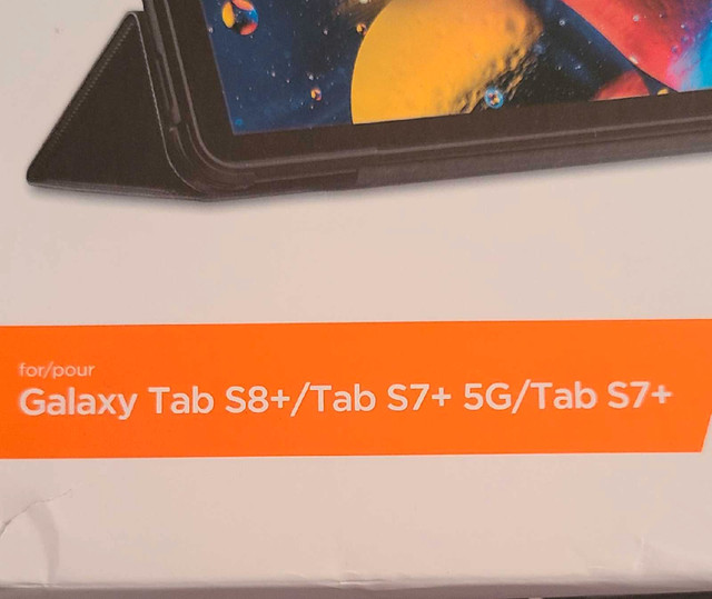 Spigen Samsung galaxy tab S7+, S8+, S7+ FE case  in Other in Edmonton - Image 2