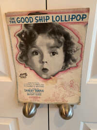 Old Shirley Temple Sheet Music - On The Good Ship Lollipop