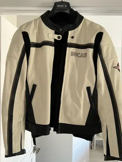 Ladies Dainese Ducati motorcycle jacket size 48. Worn once. Zip out cold weather liner. Elbow and sh...