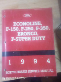 Econoline f150 f250 bronco f-super manual 