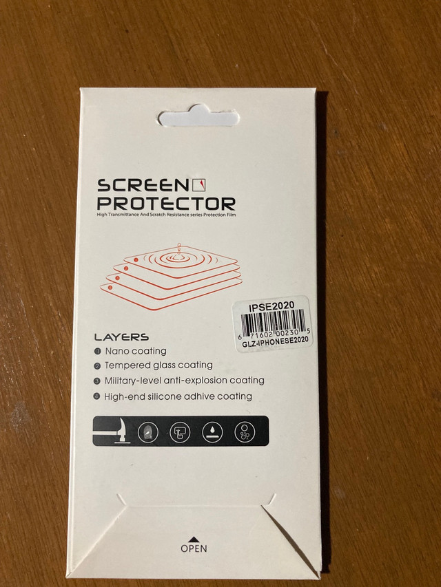 iPhone SE screen protector  in Cell Phone Accessories in City of Toronto - Image 2