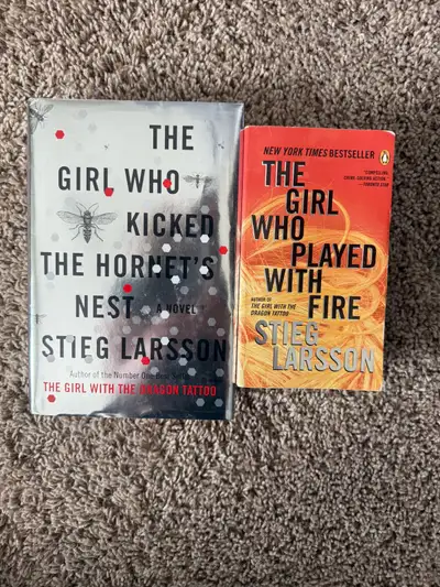 Stieg Larsson 2 books from hit 3 book series, View more