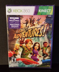 XBOX 360 jeu Kinect Adventures, neuf et emballé
