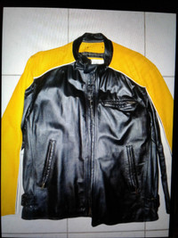 Motorcycle style leather jacket for men $200 or swap 