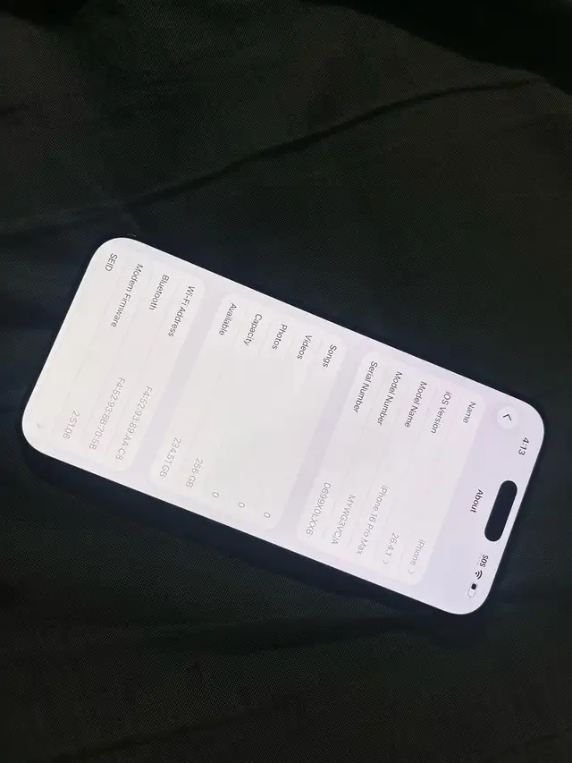  iPhone 16 Pro Max 256GB Unlocked • 100% Battery Health • Pristi