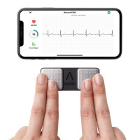 AliveCor KardiaMobile - Personal ECG EKG with Carry Pod