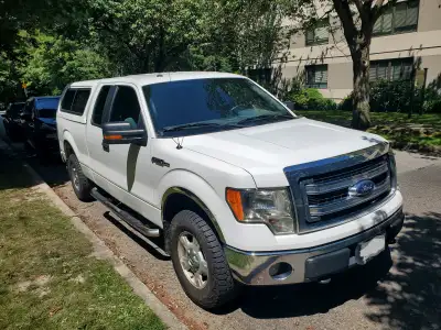 Selling a capable 4x4 F150 with a shell and camper conversion inside. It fits in underground parking...