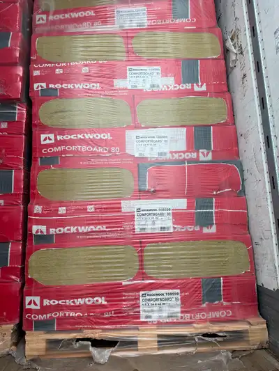 Panneau isolant thermique 1.5 po x 24 po x 48 po Rockwool 80, View more
