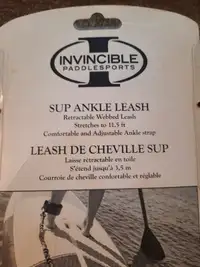 Paddle Sports, Sup Ankle Leash, New in box, 11.5 feet