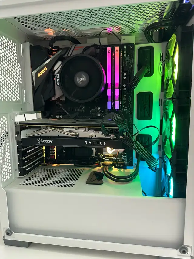 Gaming PC - RX 5700XT + Ryzen 3600 - $700 OBO in Desktop Computers in Edmonton - Image 4