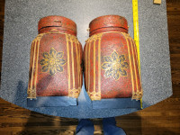 Pair of Thailand rice seed boxes