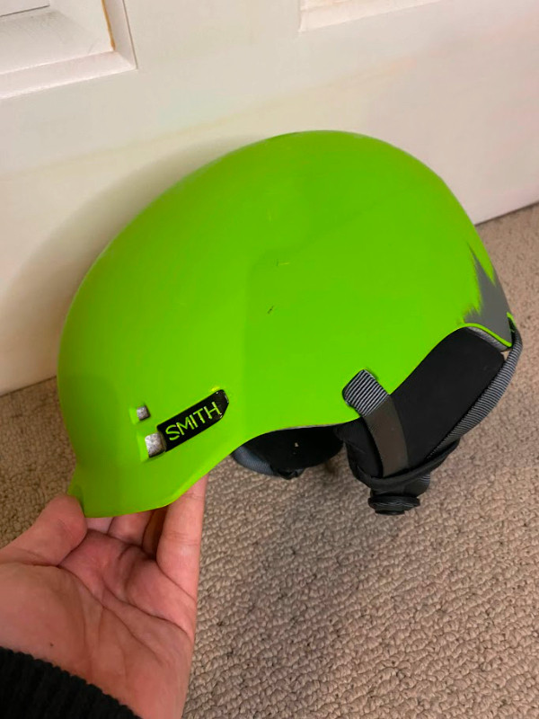 Smith Gage helmet - Green and Grey - size Large (59-63cm) in Snowboard in Markham / York Region - Image 2