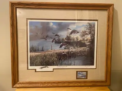 KEN ZYLLA "Lifting to the North" commemorative Print W/stamp, View more
