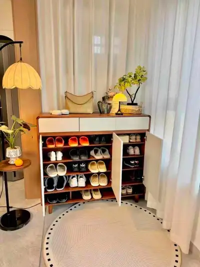 ‍♀️Brand new 47 inch Modern Mid-Century Shoe Cabinet, View more