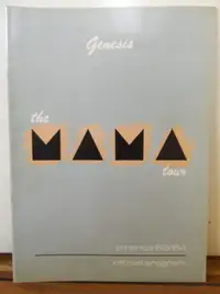 VINTAGE GENESIS 'THE MAMA TOUR' AMERICA 83-84 TOUR BOOK w/ STUB