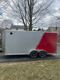 2020 Discovery 7x16ft+2ft Nose Enclosed Trailer