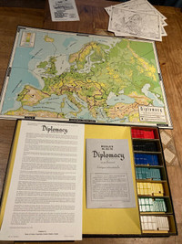Jeu Diplomacy House of Games Waddingtons 1974 Games Research