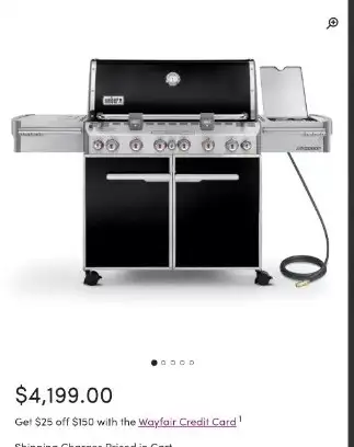 WEBER    E- 470    DELUXE SUMMIT SERIES BBQ - NEW - NG, View more