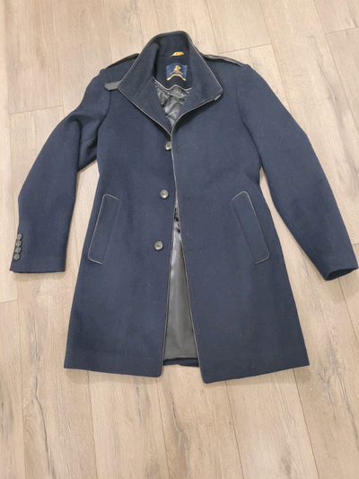 Designer wool pea coat , View more