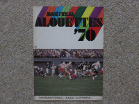 1970 CFL Illustrated Vol. 1 #8 - Montreal Alouettes