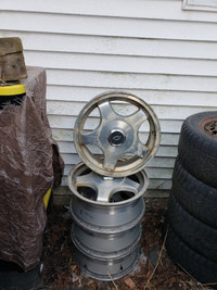 15 inch aluminum Chevy rims for sale