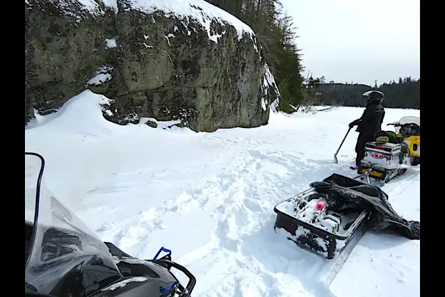 SNOW MIBILE, ICEFISH, COTTAGES in Ontario in Canada - Image 20