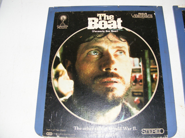 1983 Vintage Laser Video Disc - The Boat in Arts & Collectibles in Saint John - Image 2