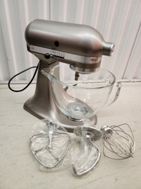 KitchenAid - Artisan 5 Quart Tilt-Head Glass Bowl Stand Mixer