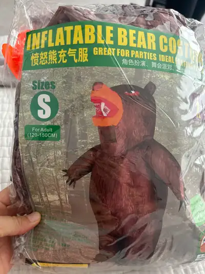 Inflatable bear costume (youth or adult), View more