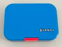 Yumbox Tapas Leakproof Bento Blue 4 Compartment Tray Lunch Box