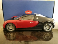 1:18 Diecast Autoart Bugatti EB 16.4 Veyron Red Black w/ Grey In
